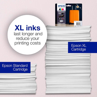 Epson Orginal 405XXL Tinte Koffer Singlepack schwarz XXL WF-7830DTWF WF-7835DTWF WF-7840DTWF WF-7310