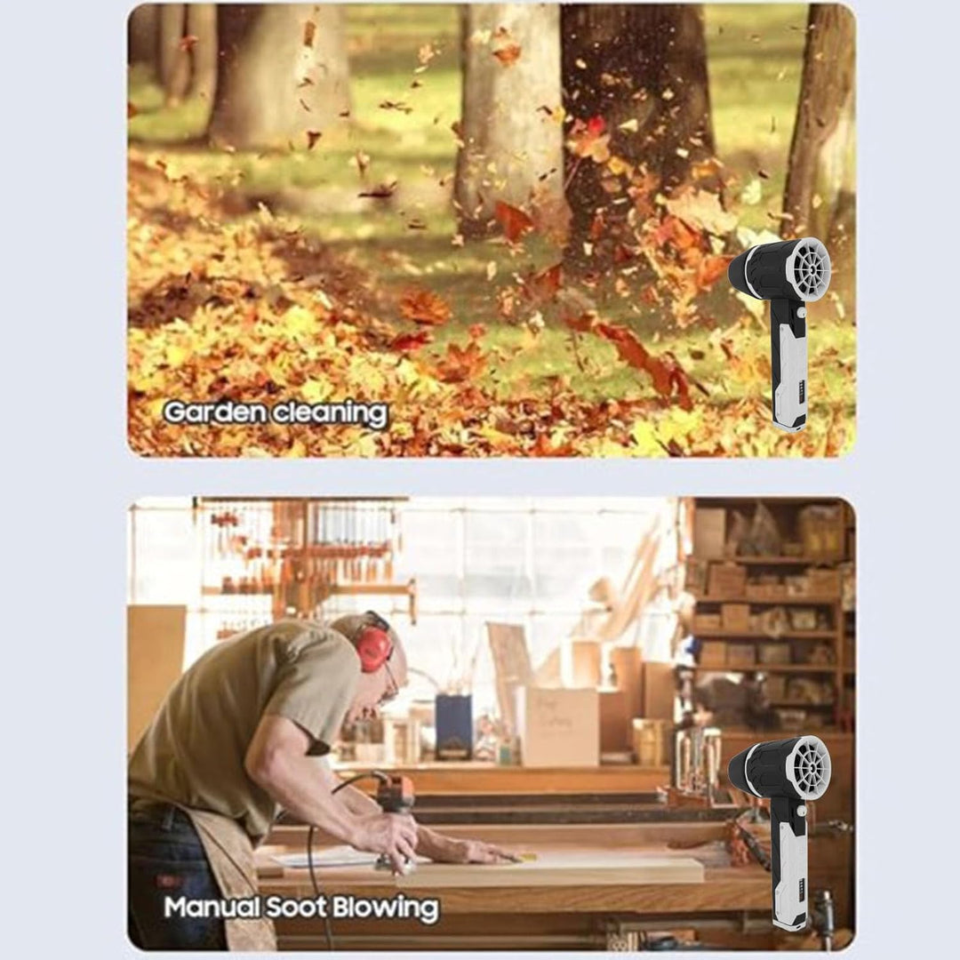 Starkes Trockengebläse 180.000 U/min, 1400 G Kraftvoller Schub, 64-mm Turbinenventilator, Bürstenlos