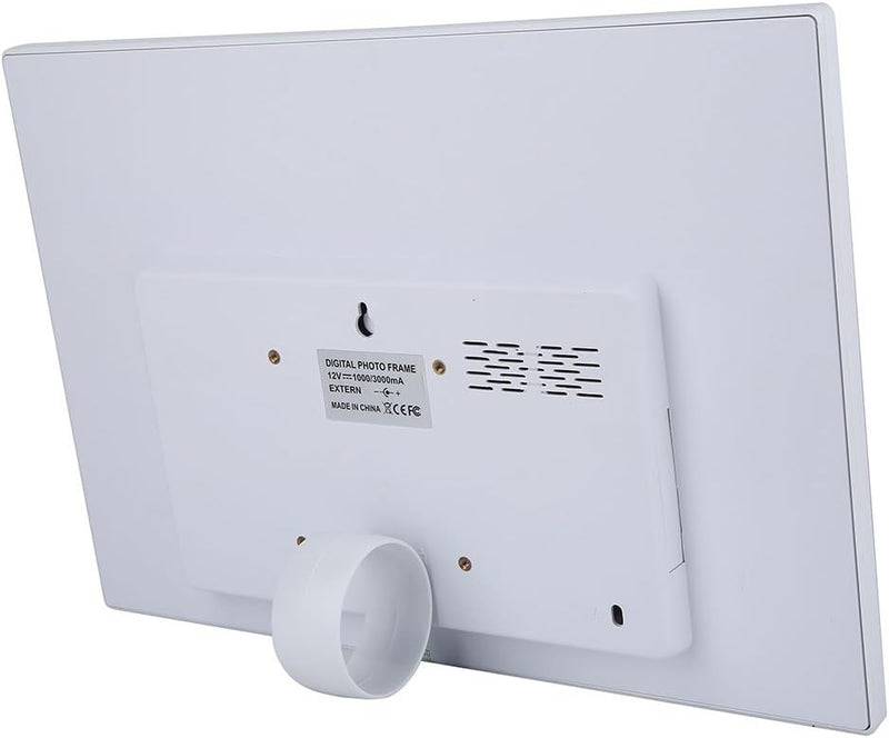 Digitaler Bilderrahmen, 15 Zoll 1280X800 LED-Bildschirm Touch Butto Digitaler Fotorahmen Wecker Musi