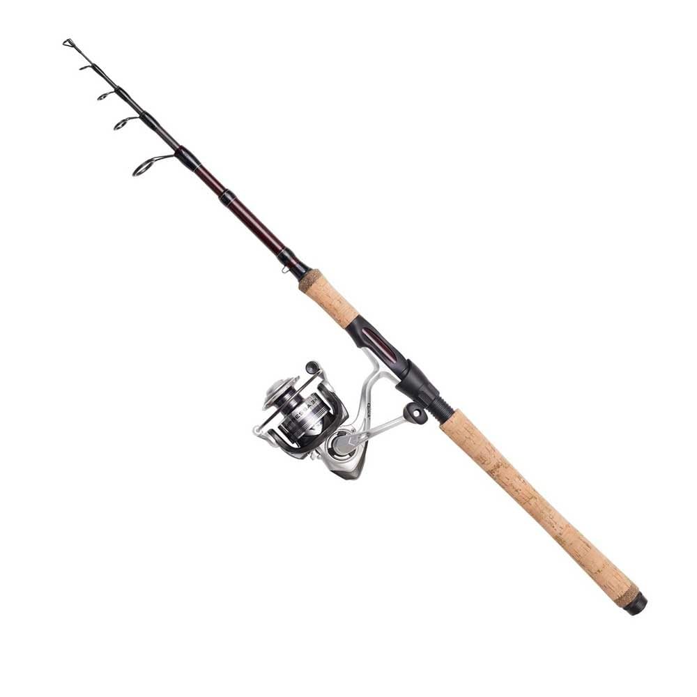Dam Impressa Telescopic Travel Spinning Combo, Freshwater Angler Fishing Rod & Reel Pike Perch & Zan