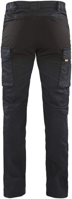 Blaklader 145711478999D100 Service Denim Stretch Arbeitshose, Marineblau/Schwarz, Grösse D100