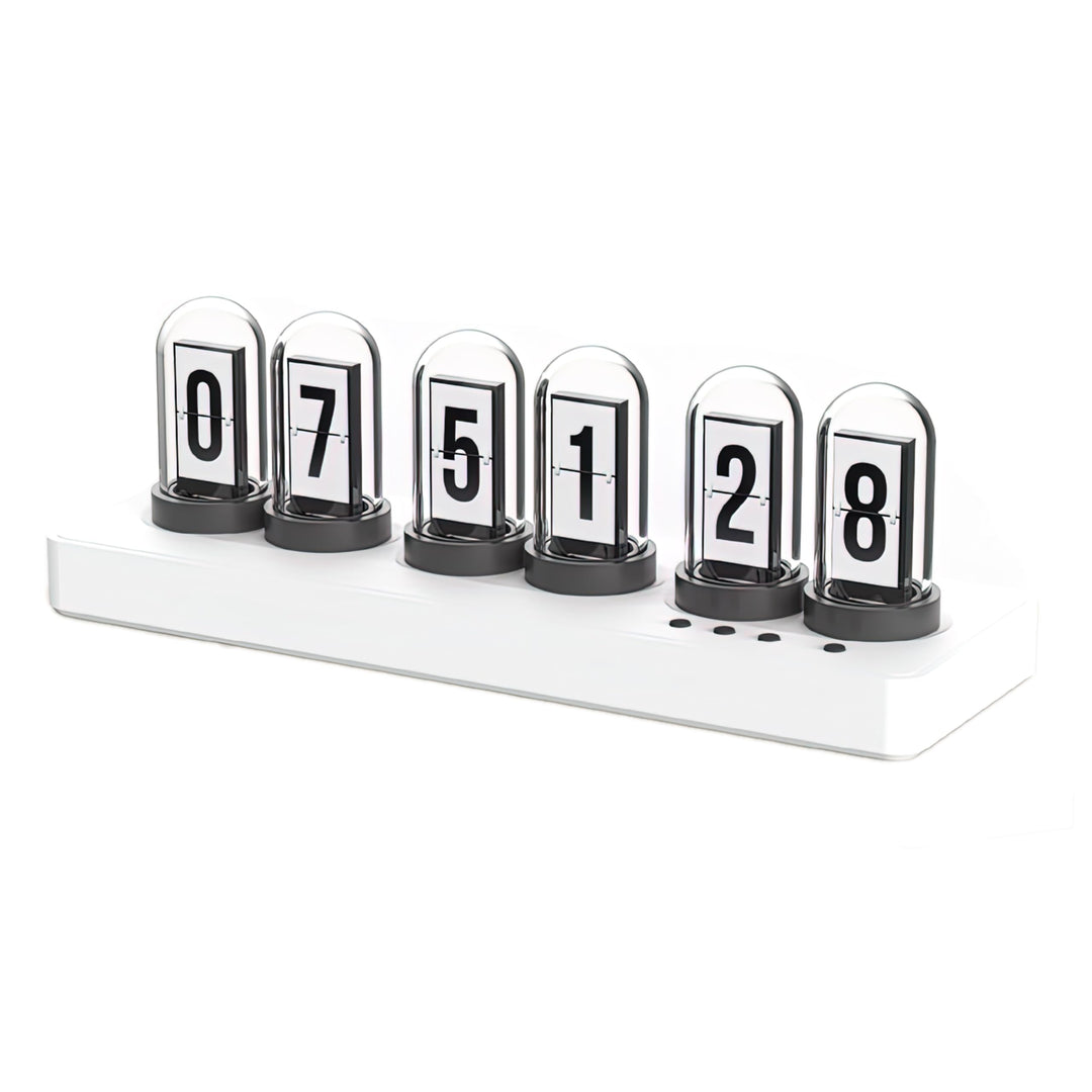 Vastarry Nixie Röhrenuhr, Leuchtröhre, IPS-Farbbildschirm, Digitaluhr mit 6 Sets von Weckern, 7 Modi