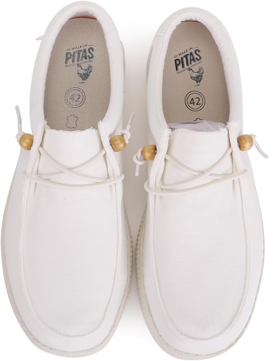 Pitas WP150 WALLABI WASHED Sneaker Grigio da Uomo 44 EU Weiss, 44 EU Weiss
