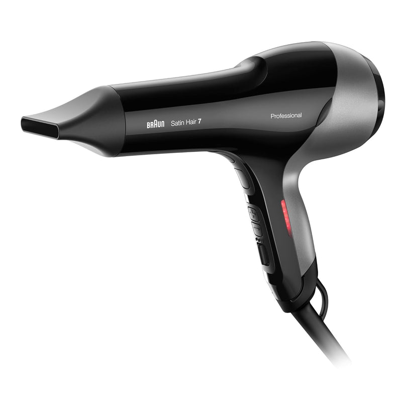 Braun Satin Hair 7 SensoDryer Haartrockner, professioneller Föhn mit Thermosensor und Stylingdüse, H