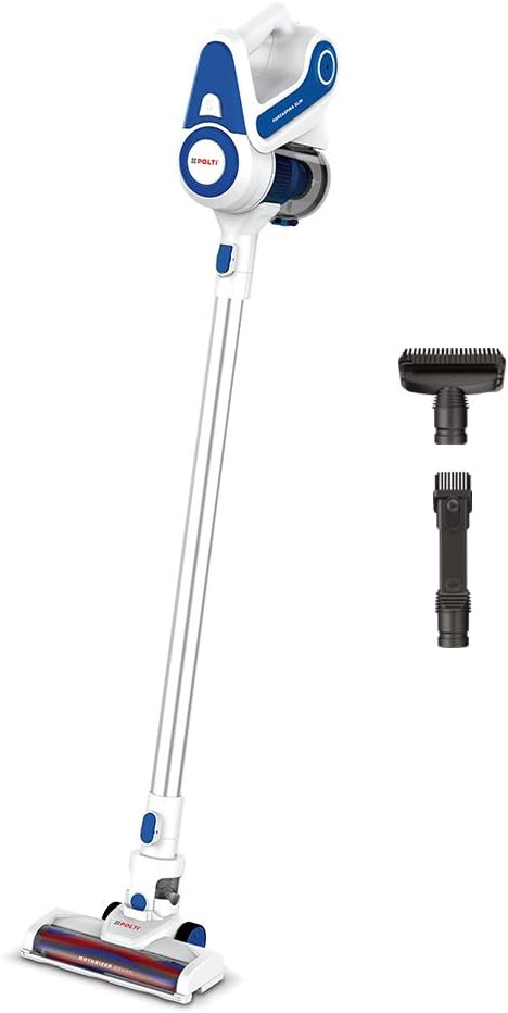 Polti PBEU0116 Forzaspira Slim SR90B Akkustaubsauger, Weiss/Blau