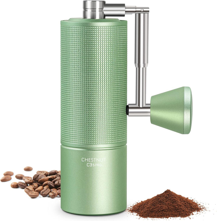 TIMEMORE Chestnut C3s PRO Kaffeemühle Manuell, Upgrade Integrierte Ganzmetallgehäuse, Handkaffeemühl
