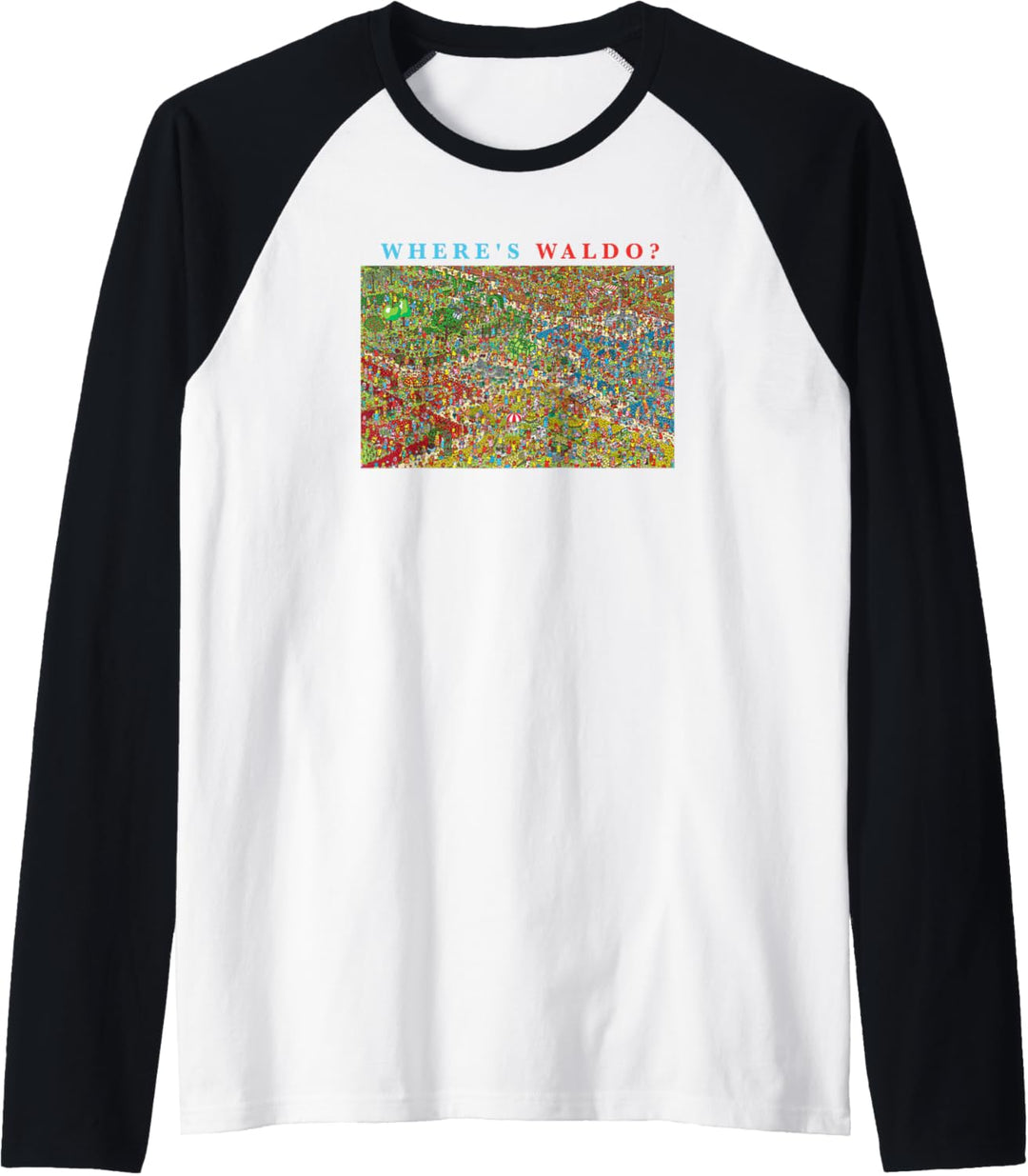 Where's Waldo Flower Meadow Waldo Book Cover Raglan