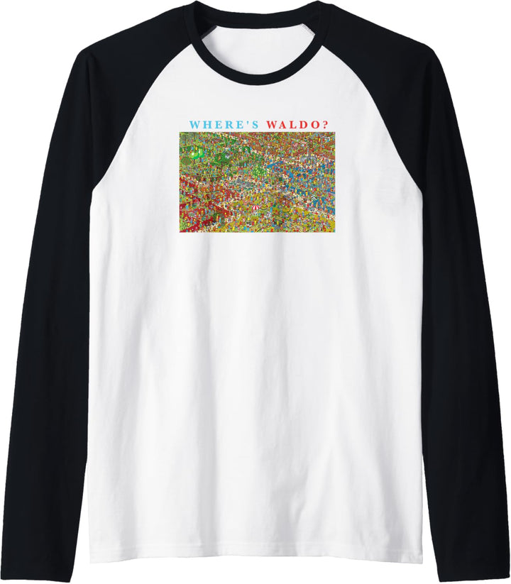 Where's Waldo Flower Meadow Waldo Book Cover Raglan