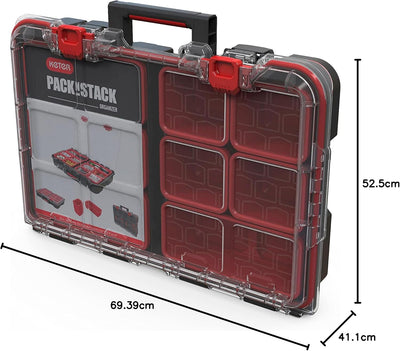 Keter 250927 Stack & Roll Heavy Duty DIY Tool Storage System DIY Werkzeug-Aufbewahrungssystem, DIY W