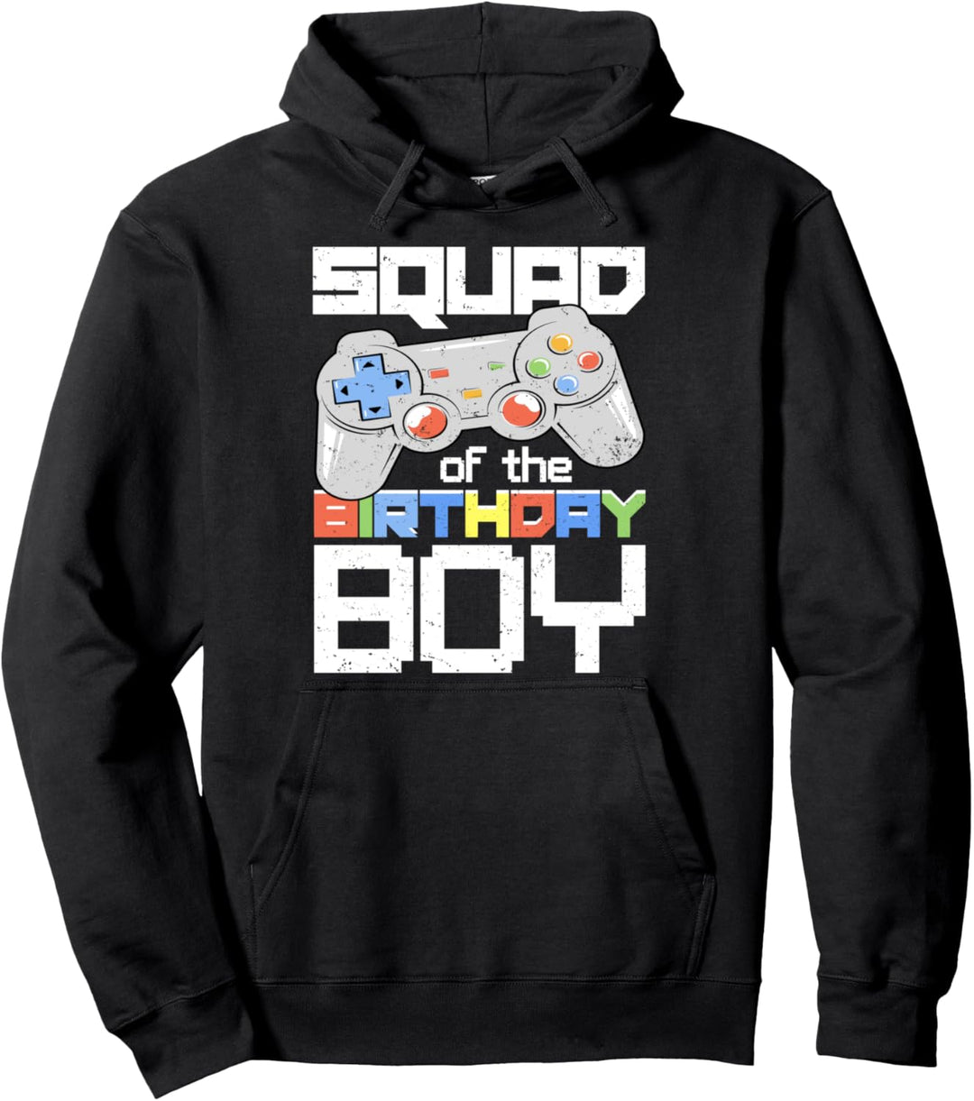 Squad of the Gamer Boy Match Videospiel Geburtstag Pullover Hoodie