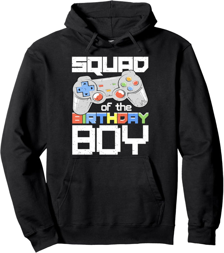 Squad of the Gamer Boy Match Videospiel Geburtstag Pullover Hoodie