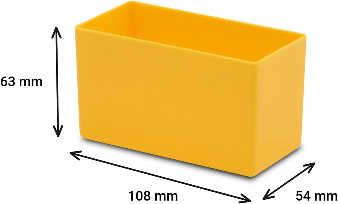 1a-TopStore 10 Stk. Einsatzkästen Einsatzboxen Schubladen-Einsatzkasten Sortierboxen, 32 Grössen, 5