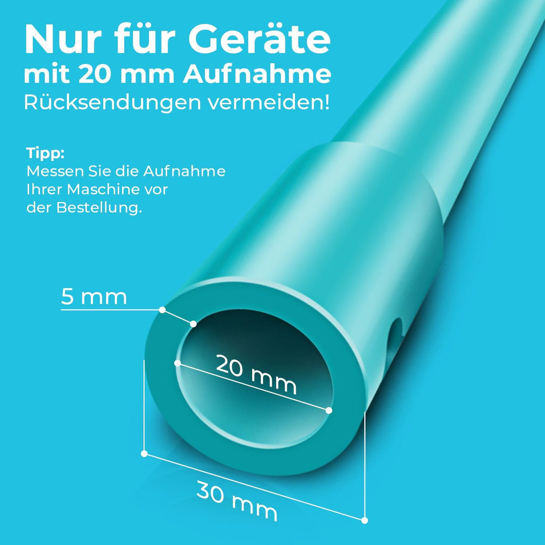 BRUNNENTAL ® 5m Verlängerung + 5x Quick Change - Für Brunnenbohrer Erdbohrer Handerdbohrer zum Tiefe