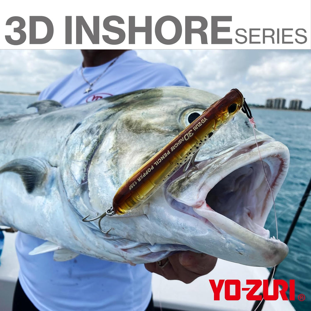 Yo-Zuri 3D-Küsten-Popper, schwimmender Köder