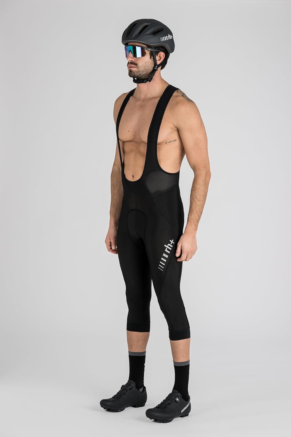 rh+ Herren Four Season Bibknicker, Black/Reflex, XL