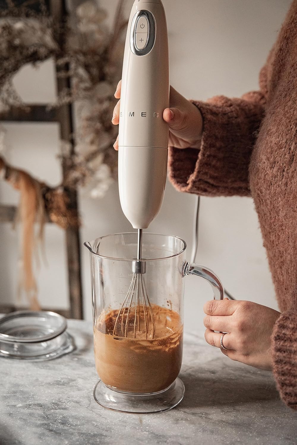 Smeg HBF11CREU Stabmixer Creme, Creme