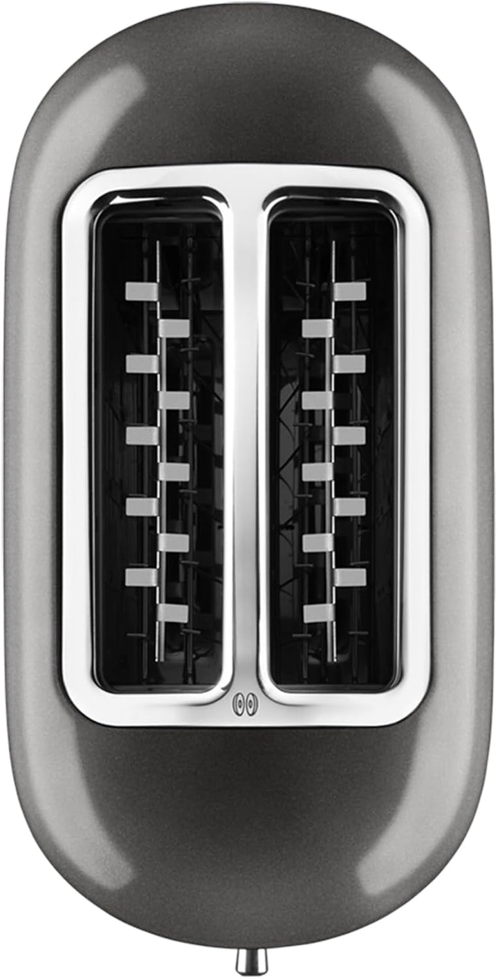 Kitchenaid 5KMT2204EMS Artisan -Toaster für 2 Scheiben, Medaillon silber Medallion Silver, Medallion