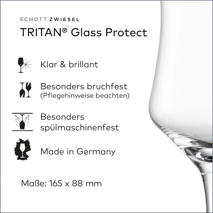 SCHOTT ZWIESEL Universalglas Beer Basic Craft 0,3 (4er-Set), klassisches Bierglas für Craft Beer, sp