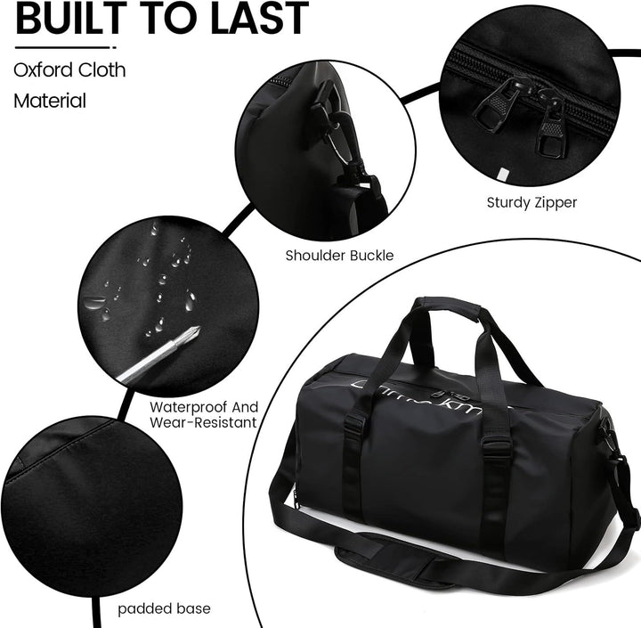 Sporttaschen für Damen und Herren, Reisetasche und Handtaschen - mit Schuhfach und Nassfach - Travel