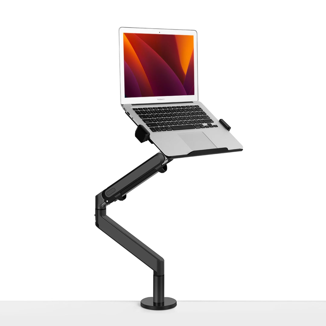 Alberenz® Laptophalterung mit Gasfeder, verstellbare Laptop Halterung für 17" Laptops, Notebook Abla