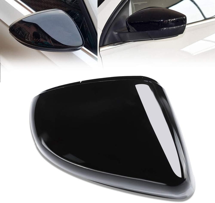 Automobile Rückspiegelschale, ABS schwarze Auto rechte Rückspiegelschale für Golf Spiegelkappe 6 Gol