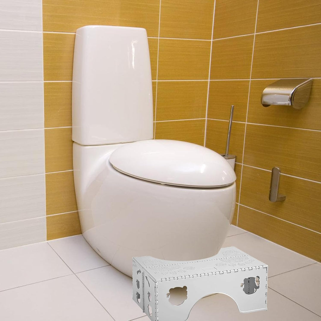 Faltbarer Toilettenhocker, Toilettenhocker Klappbar, Toilettenhocker Erwachsene, Physiologischer Hoc