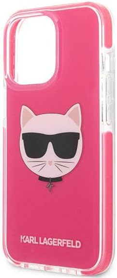 KARL LAGERFELD KLHCP13XTPECPI Hülle für iPhone 13 Pro Max 6,7" hardcase Fuchsie