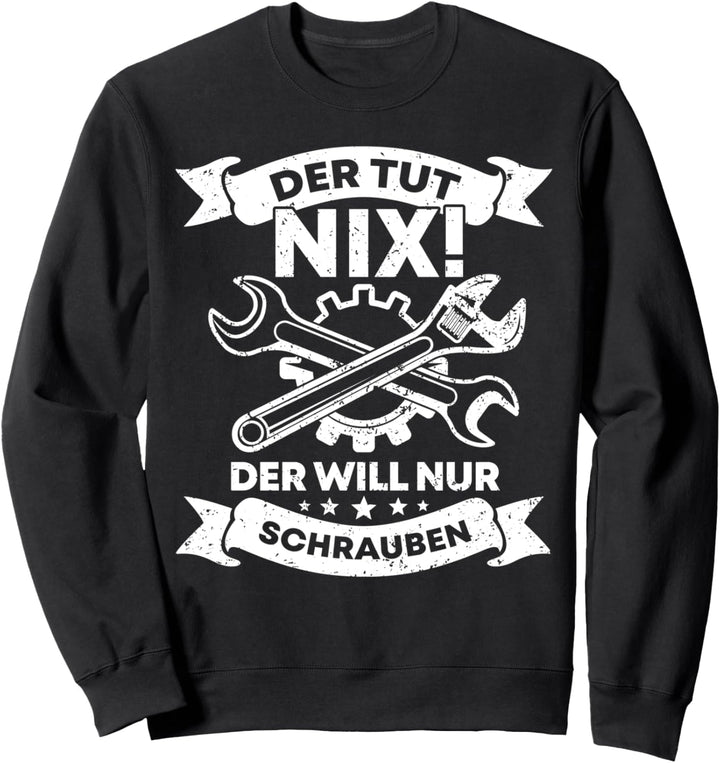 Mechaniker Geschenk KFZ Mechatroniker Werkstatt Sweatshirt