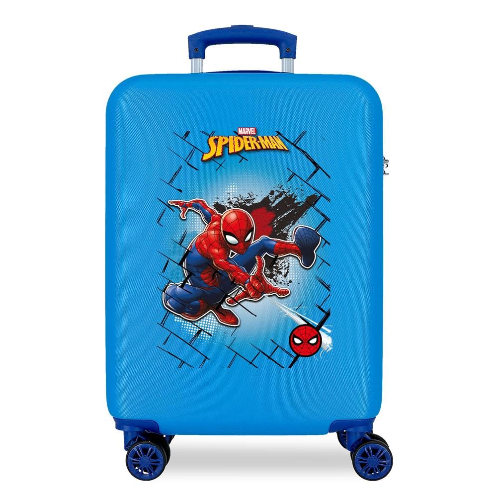 Marvel Spiderman Red Kabinentasche, blau, 38 x 55 x 20 cm, starr, ABS, seitlicher Zahlenkombinations