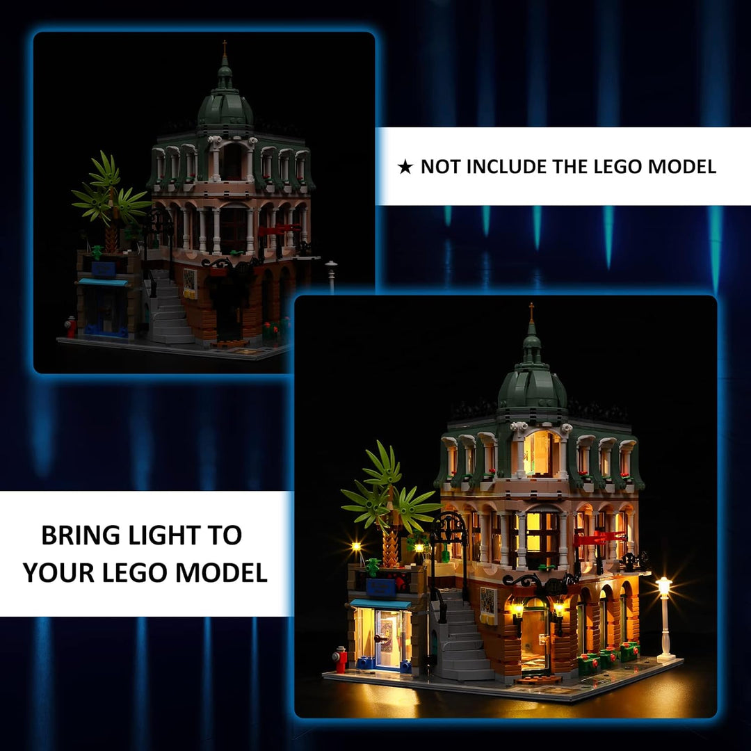 YEABRICKS LED Licht für Lego-10297 Creator Expert Boutique Hotel Bausteine Modell (Lego Set Nicht en