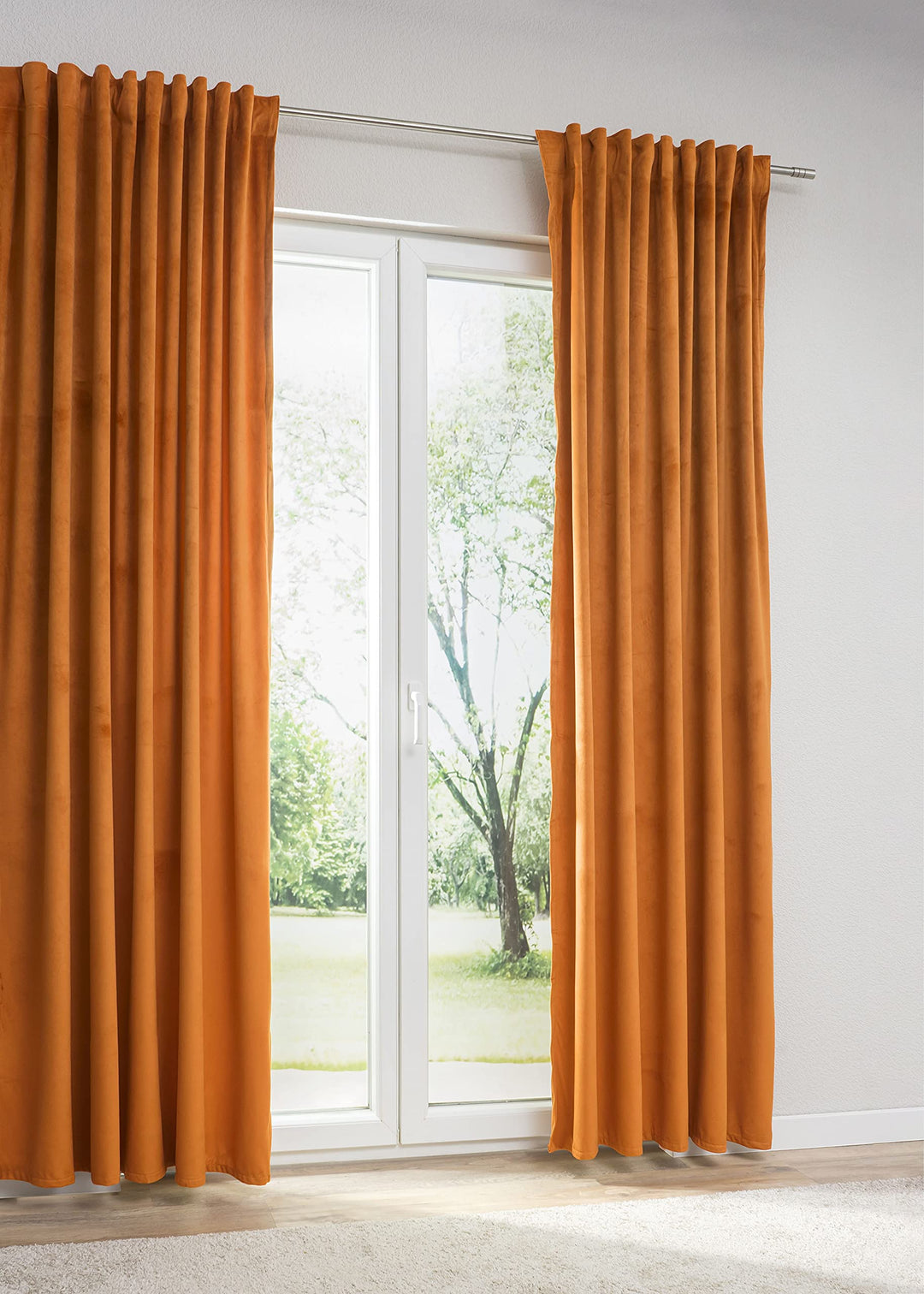 LYSEL -Dekoschal Prentiss #1W in den Massen (B x H): 135cm x 245cm in Terracotta/Orange 135 x 245 cm