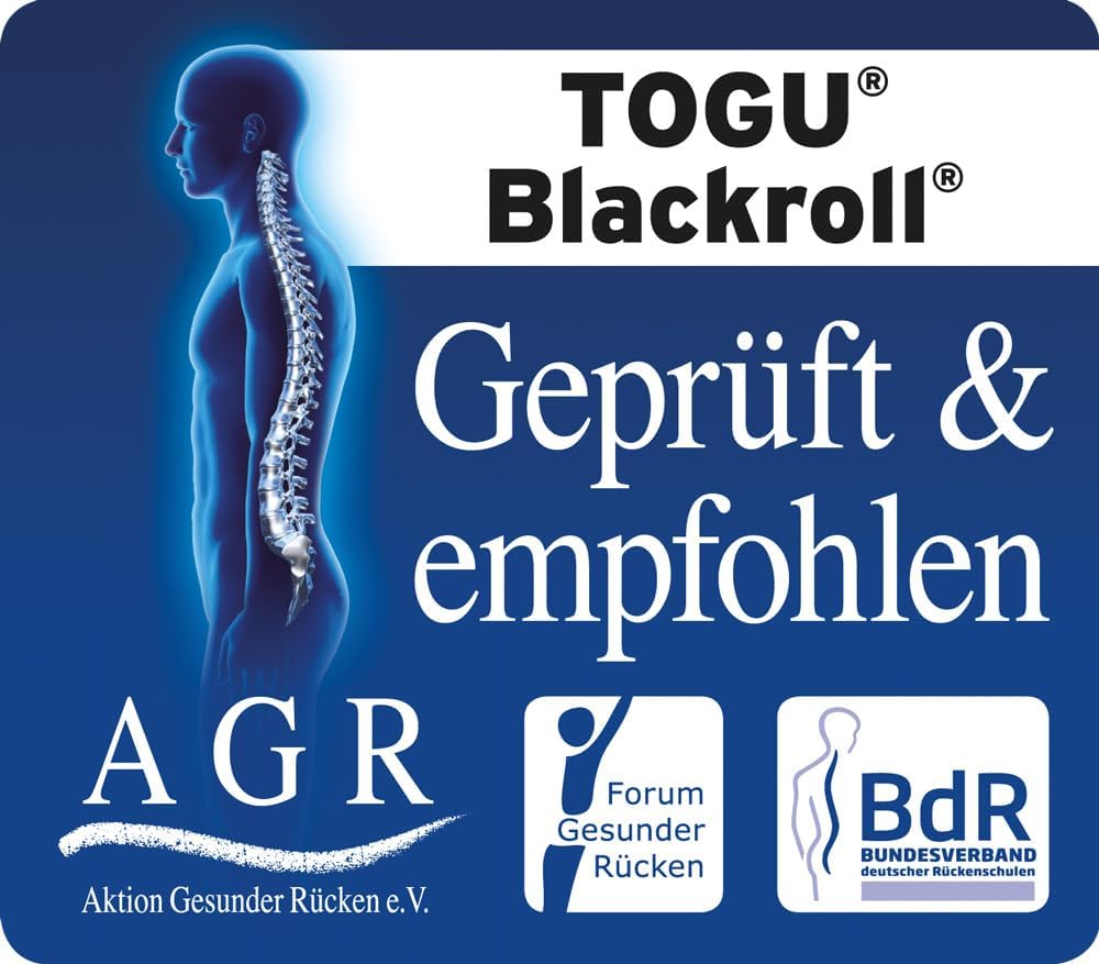 Togu Blackroll Soft Faszienrolle 30 cm weiss-grau