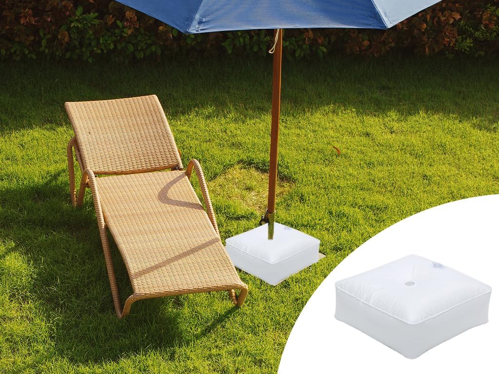 4 pcs Wasser Gewichtssack Bag,Schlauchgewicht,Gewicht Sack,Quadrat Flaggen Gewichtstasche,Tragbare F