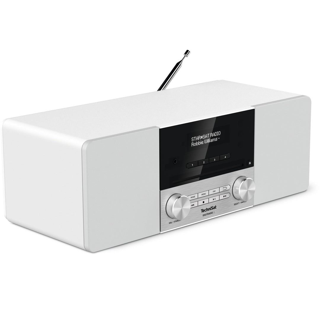 TechniSat DIGITRADIO 3 - Stereo DAB Radio Kompaktanlage (DAB+, UKW, CD-Player, Bluetooth, USB, Kopfh
