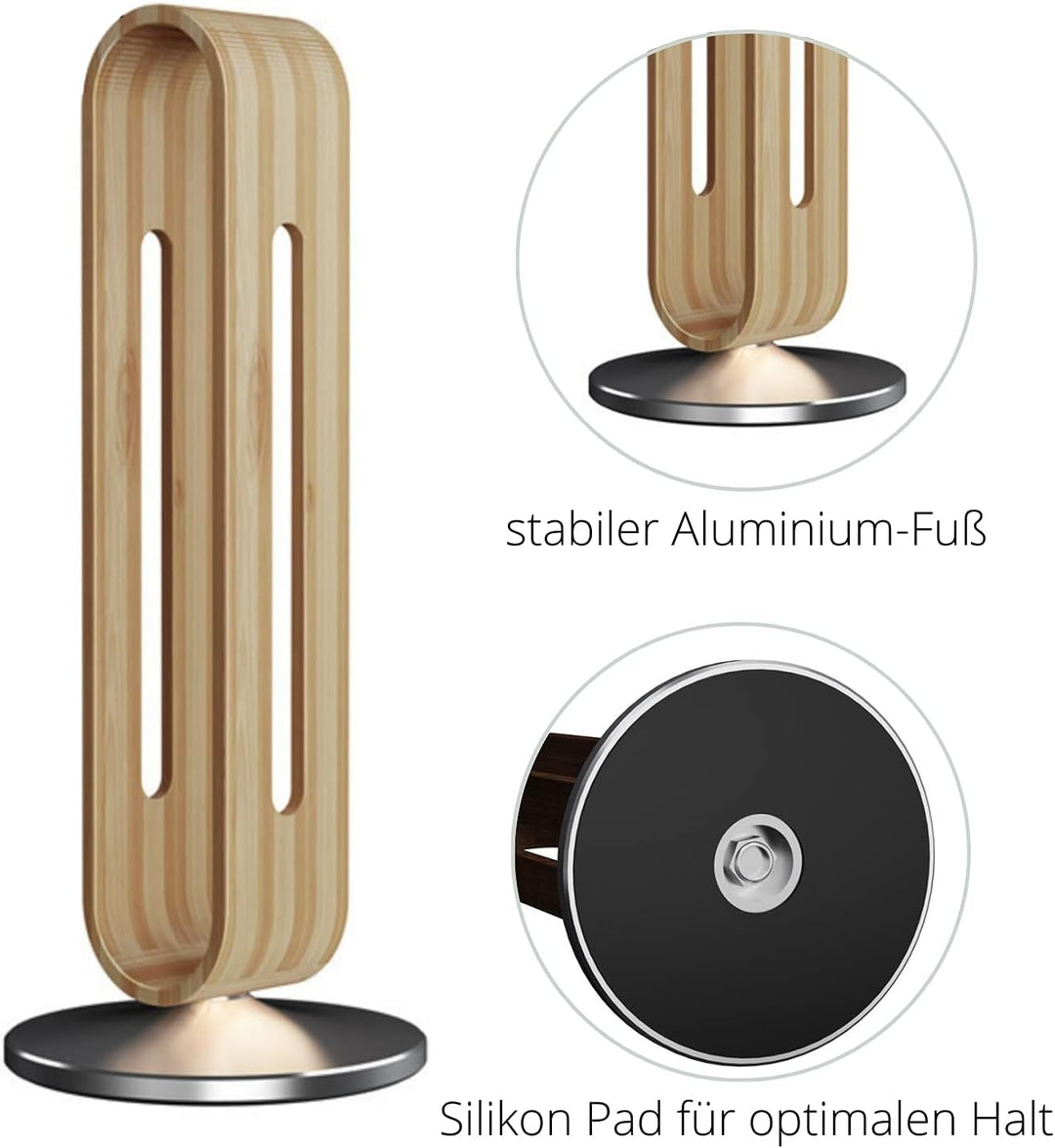Kopfhörer Ständer Holz, Universal Over Ear Gaming Headset - Holz &amp; Aluminium