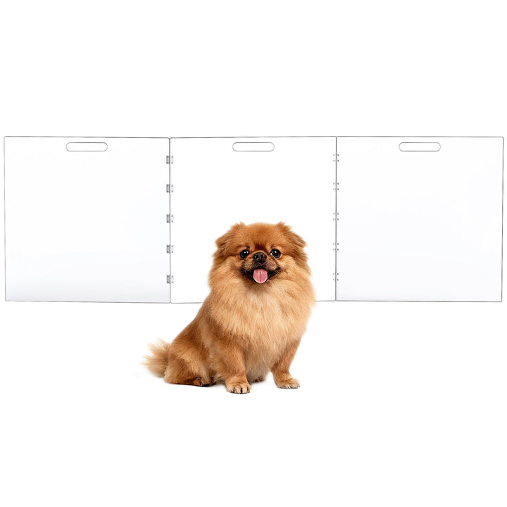 Acryl Hundegitter, Absperrgitter Hund, welpengitter Hund, Treppenschutzgitter ohne Bohren, absperrun