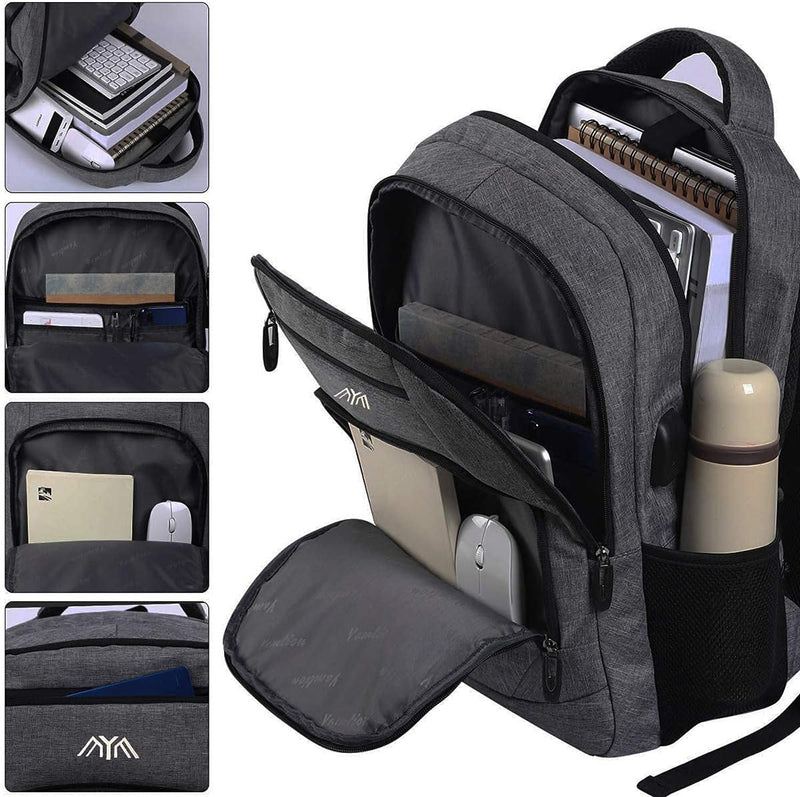 Laptop Rucksack, Jungen Schulrucksack Herren und Damen Daypack 15,6 Zoll Leichtgewicht wasserdichte