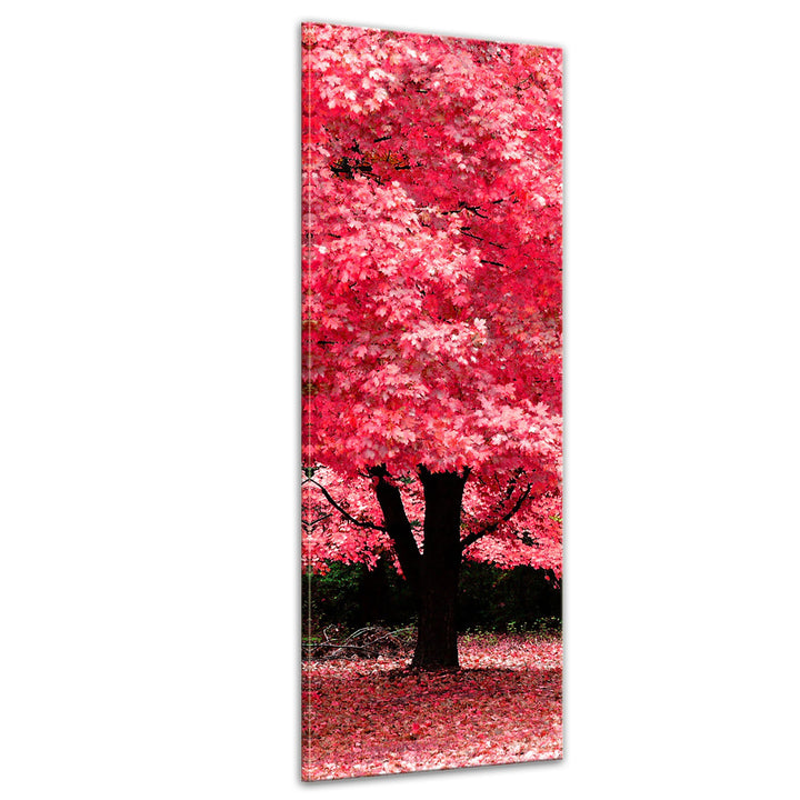 Bilderdepot24 Bild auf Leinwand | Herbst Abstrakt in 30x90 cm als Panorama Wandbild | Wand-deko Deko