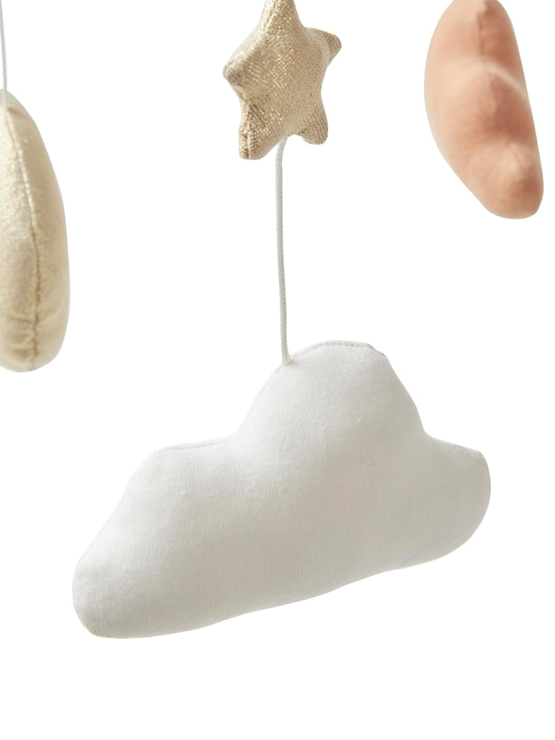 Vertbaudet Baby Musikmobile, Glitzer-Mond und Sterne braun Braun Einheitsgrösse, Braun Einheitsgröss