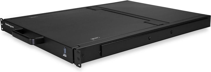 StarTech.com 16 Port Rack KVM Konsole mit 1,8 m Kabeln - US Tastatur(QWERTY), Integrierter KVM Switc