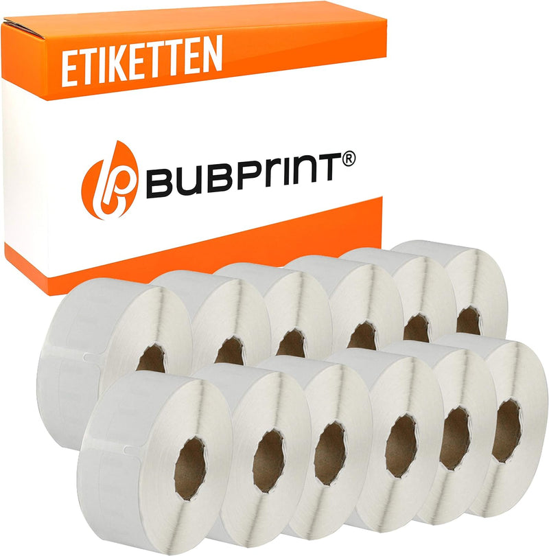 10 Etiketten kompatibel als Ersatz für Dymo 11355 S0722550 für Labelwriter 310 320 330 Turbo 400 Twi