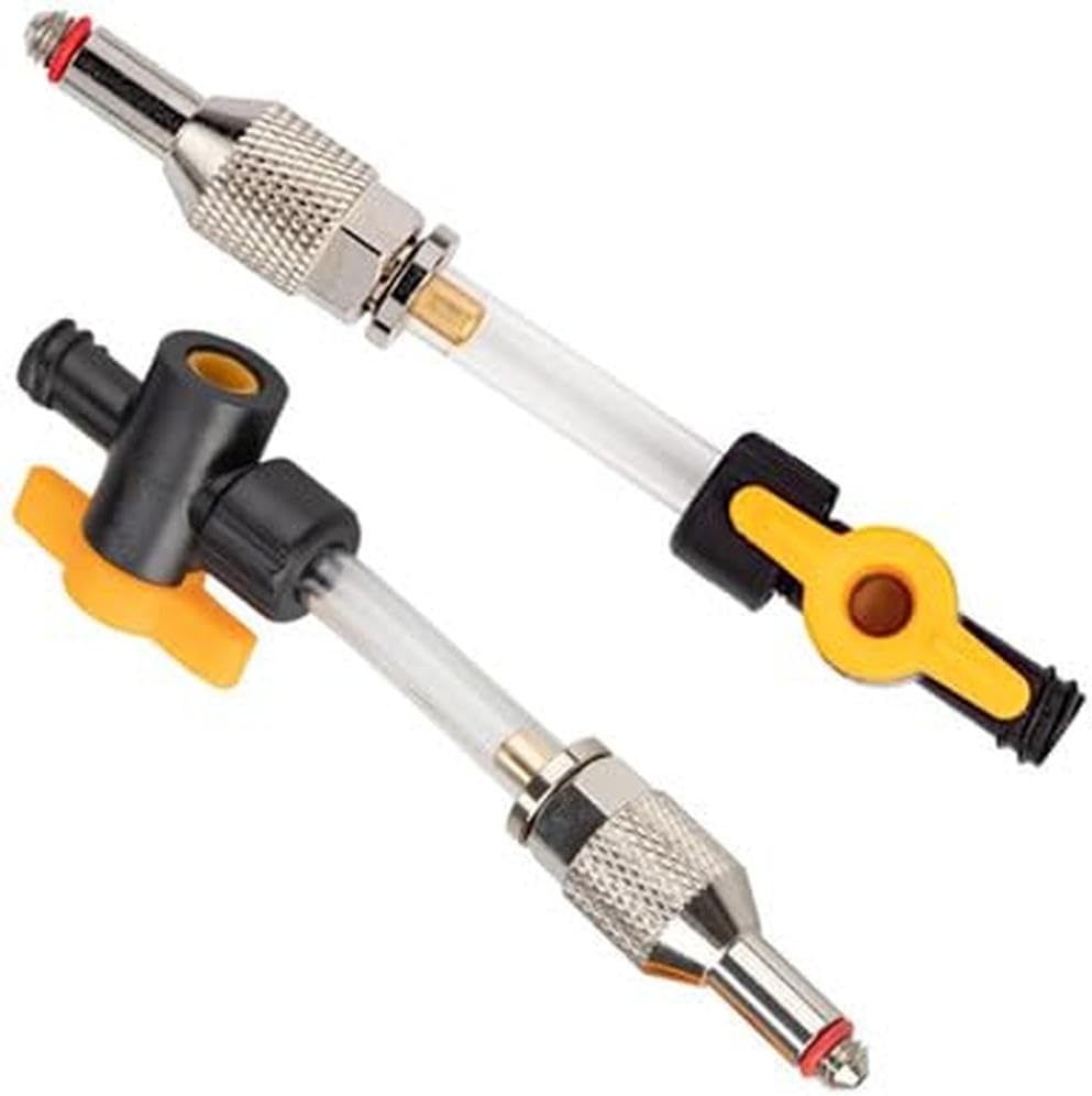 Jagwire - Elite Scheibenbremsen-Entlüftungs-Set, Universal-Adapter-Paar, 1/4-Drehventil, DOT- oder M