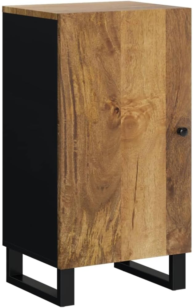 vidaXL Sideboard, Highboard mit Tür, Kommode Beistellschrank mit Eisenbeinen, Wohnzimmerschrank Anri