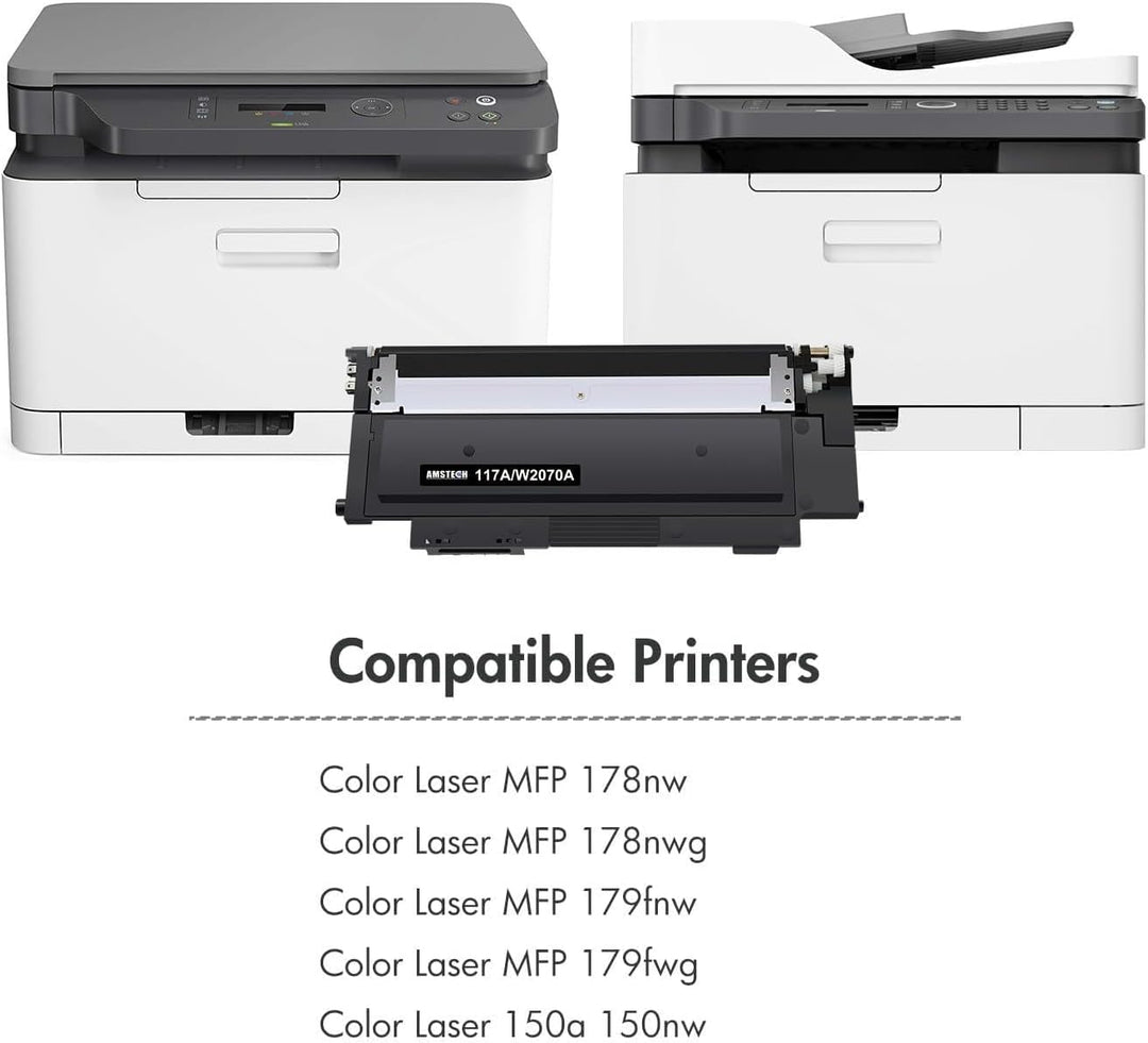 4er-Pack 117A Kompatibel als Ersatz für HP 117A Toner Set für Color Laser MFP 179fwg 178nwg 150nw 17