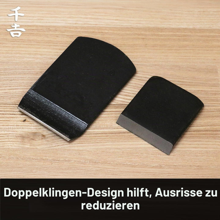 Doppelbett, klein, Japanischer Bankhobel, 40 mm x 210 mm