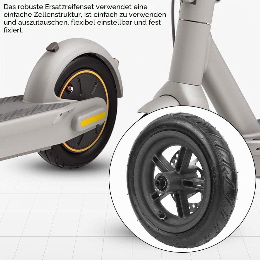 Ersatz für Scooter-Hinterrad, Zelluläres Hinterrad aus Gummi, Elektroroller-Hinterrad und Scheibenbr