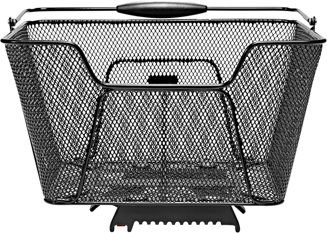 Unix Unisex – Erwachsene Reano Topklip Fahrradkorb, schwarz, 41x30x21cm