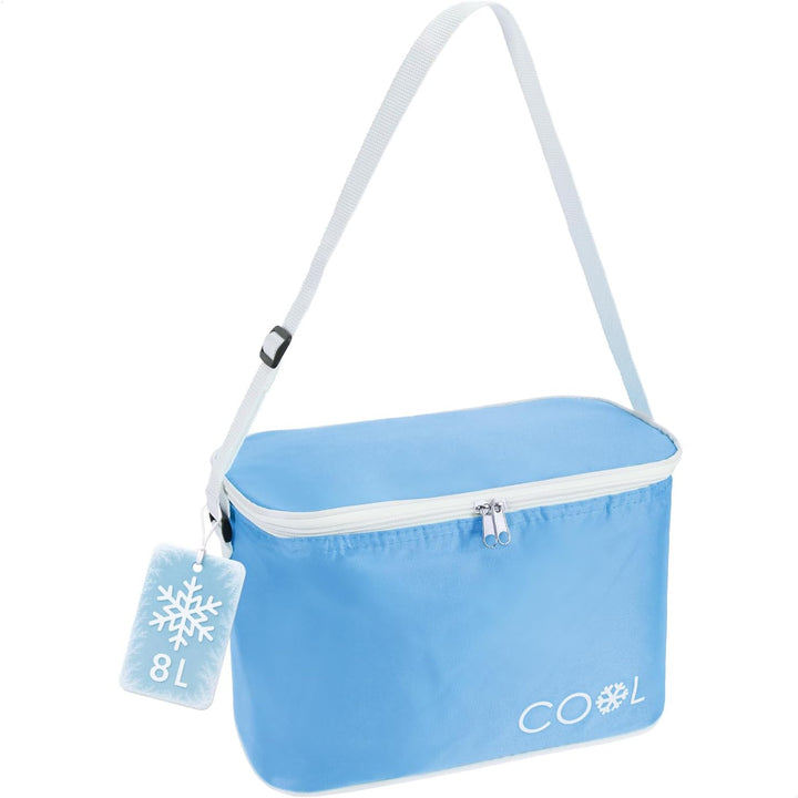 com-four® Kühltasche - Klassische Faltbare Thermo-Kühlbox - Isoliertasche für Picknick, Camping, Out