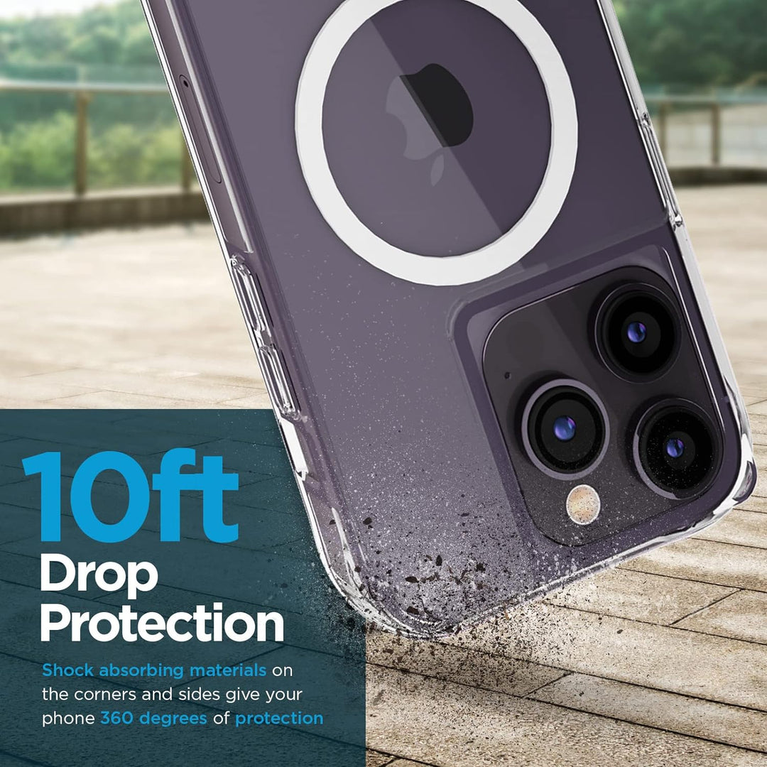 CaseMate Robuste Schutzhülle für iPhone 14 Pro Max – transparent [3 m Fallschutz] [kompatibel mit Ma