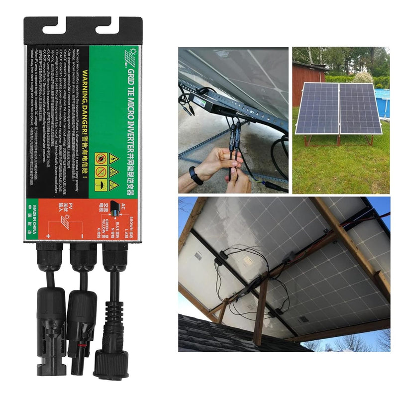 Grid Tie Micro Inverter, Solar Micro Inverter MPPT Pure Sinus Wave Compact Solar Alternative Energy